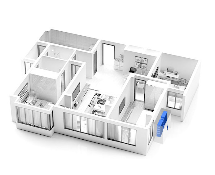 Household energy storage electric box